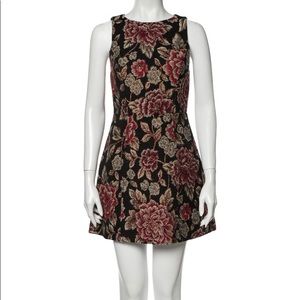 Alice and Olivia Floral Lantern Dress - size 2